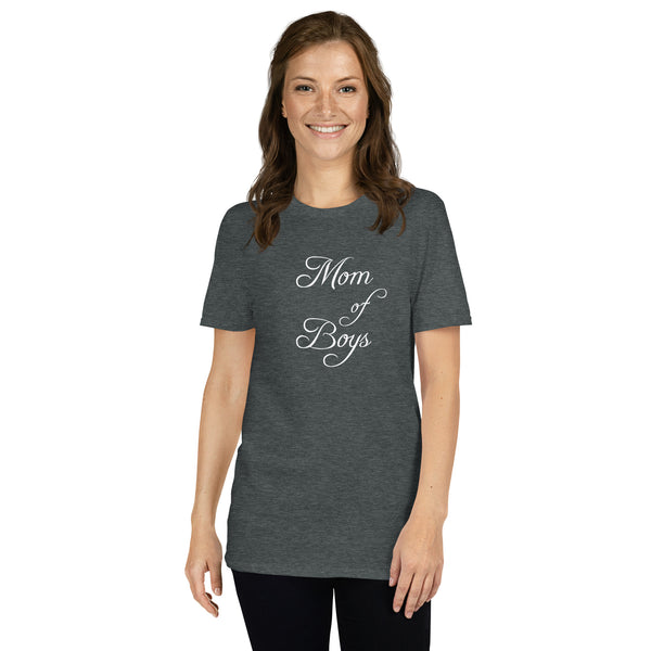 Mom Of Boys Shirt | Mother Tee | Mom Unisex T-Shirt