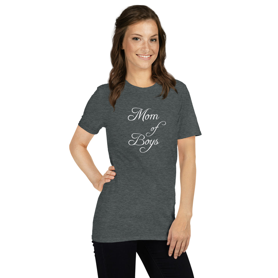 Mom Of Boys Shirt | Mother Tee | Mom Unisex T-Shirt