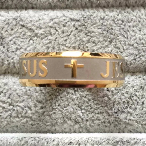 Love Jesus Cross Ring