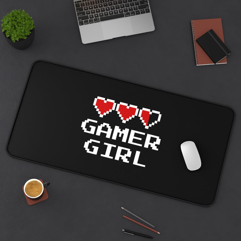 Gamer Girl Gaming RPG Fantasy Desk Mat | Gamer Girl Mouse Mat | Video Game Mouse Pad