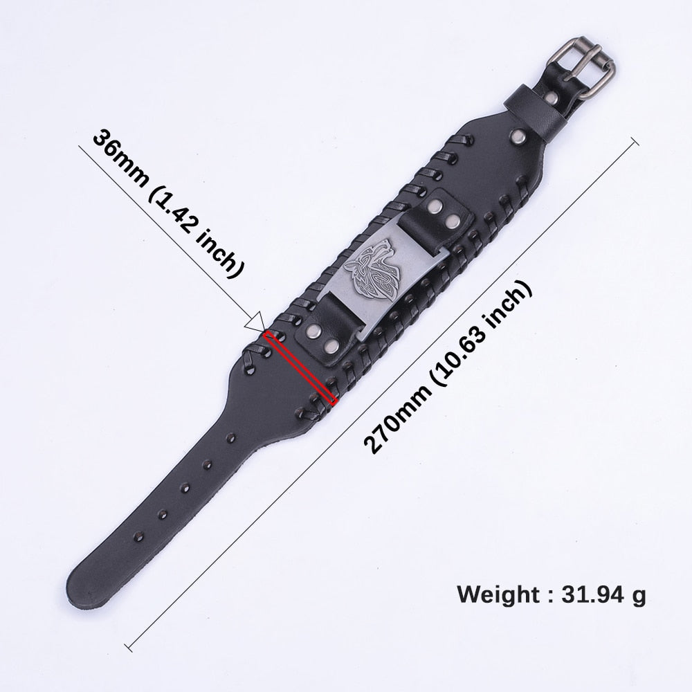 Viking Wolf's Face Bracelet Secondary image