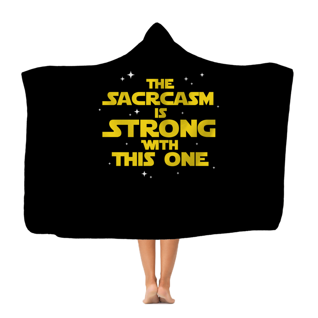 The Sarcasm Is Strong With This One Sci Fi Fantasy RPG Dice Hooded Blanket Secondary image