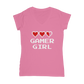 Gamer Girl Video Game ﻿Classic Women's V-Neck T-Shirt