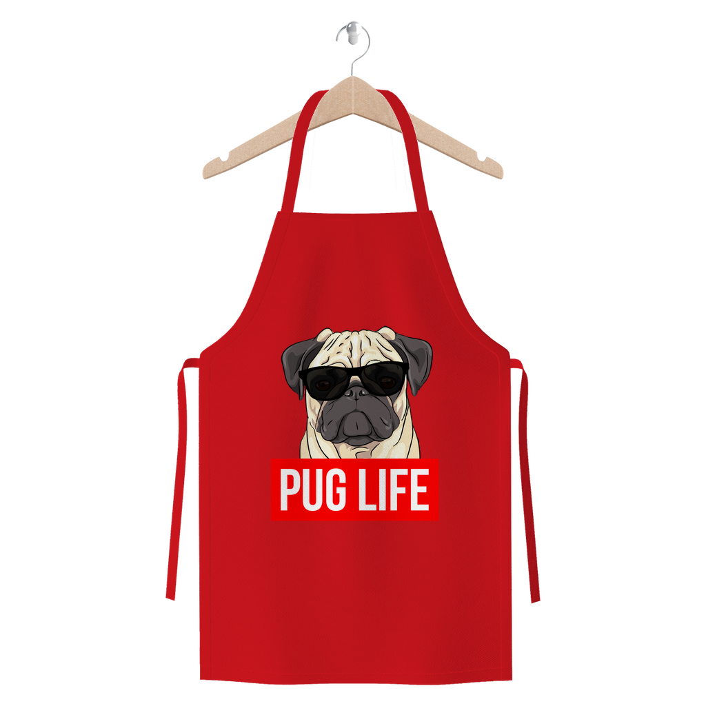 Pug Life - Pug Lover ﻿Premium Jersey Apron