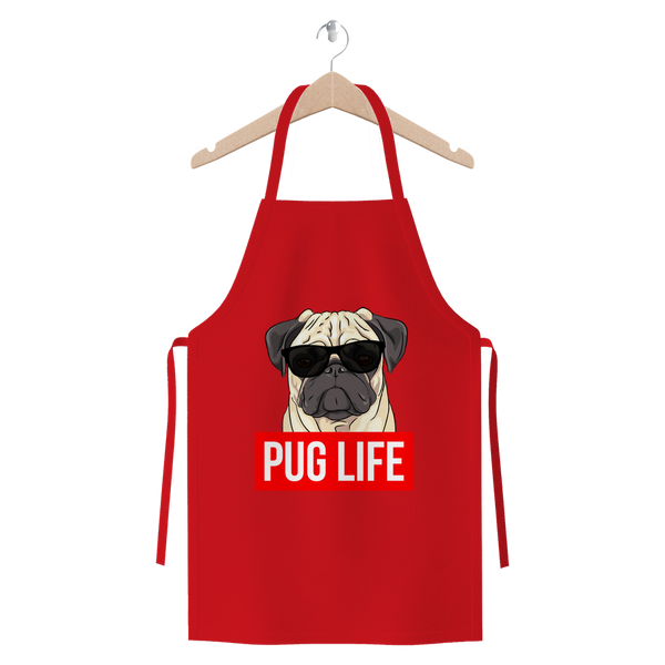 Pug Life - Pug Lover ﻿Premium Jersey Apron
