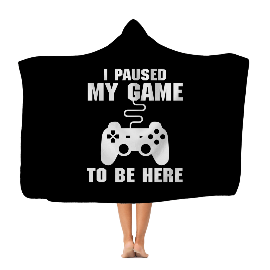 I Paused My Game To Be Here Dragon Fantasy RPG Dice Hooded Blanket Secondary image
