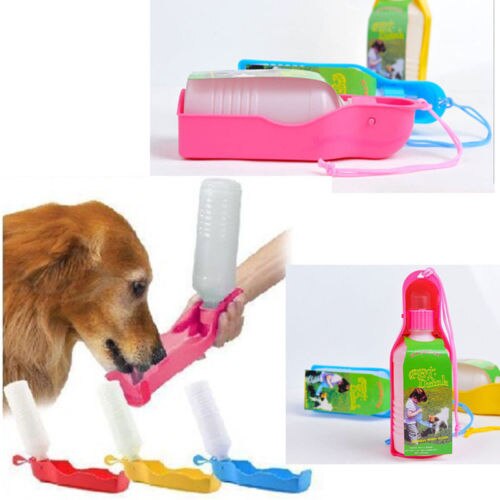 pet water bottle, dog water bottle, dog travel water bottle, portable dog water bottle Main image