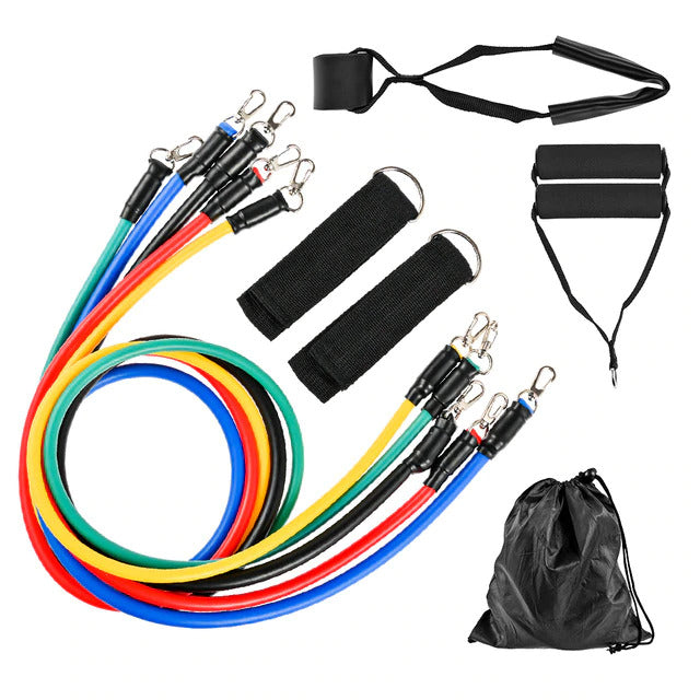 Home Workout Resistance Band Set (11 Pcs)