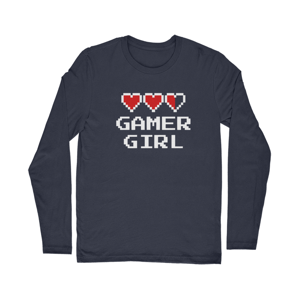 Gamer Girl Video Game ﻿Classic Long Sleeve T-Shirt