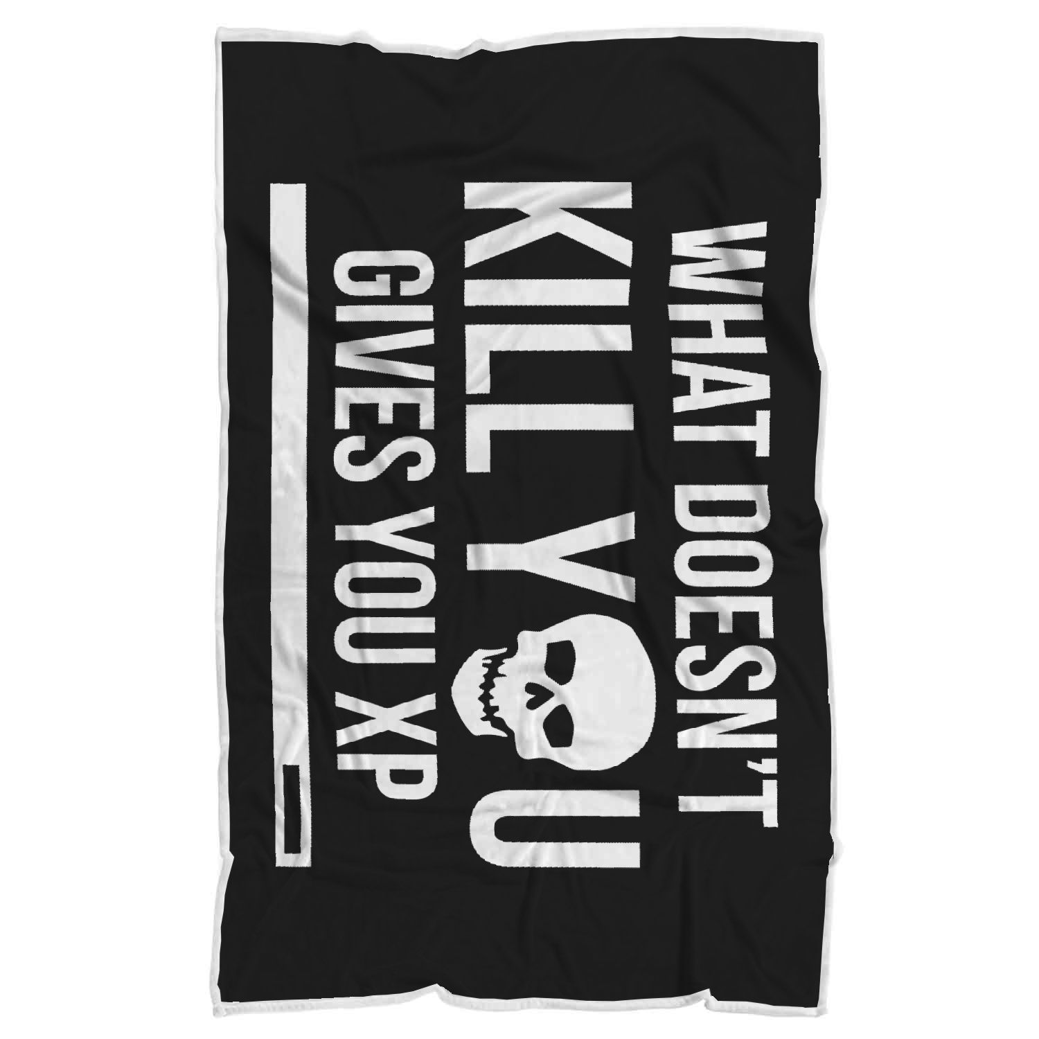 What Doesn't Kill You Gives You XP RPG Video Gamer Blanket Secondary image