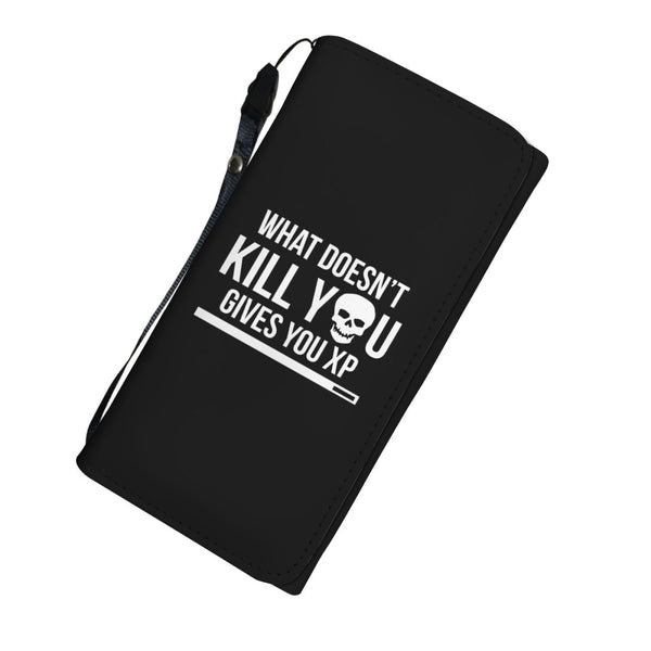 What Doesn't Kill You Gives You XP RPG Video Gamer Womens Wallet