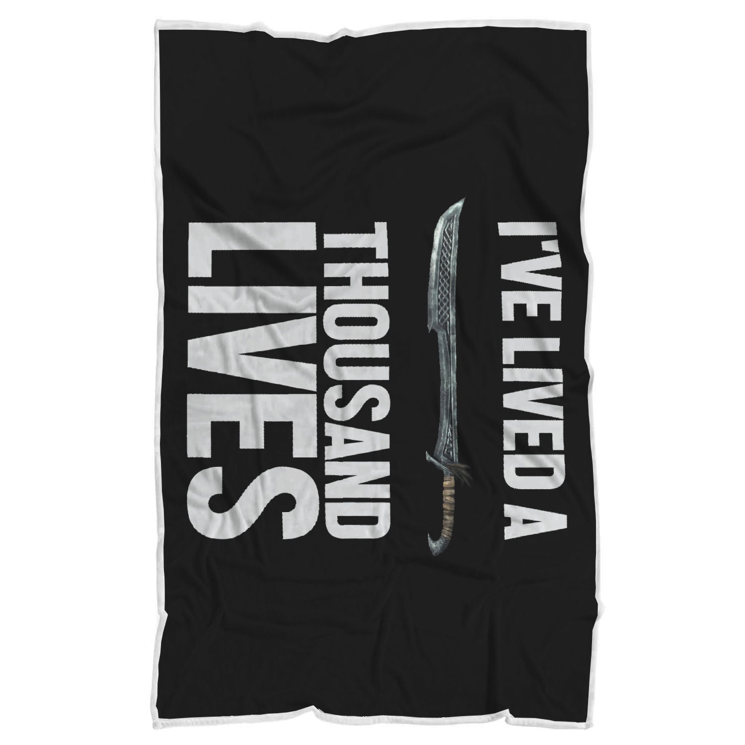 I've Lived A Thousand Lives Fantasy RPG Video Gamer Blanket Secondary image