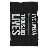 I've Lived A Thousand Lives Fantasy RPG Video Gamer Blanket I've Lived A Thousand Lives Fantasy RPG Video Gamer Blanket
