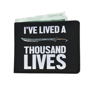 I've Lived A Thousand Lives Fantasy RPG Video Gamer Wallet