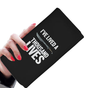 I've Lived A Thousand Lives Fantasy RPG Video Gamer Womens Wallet