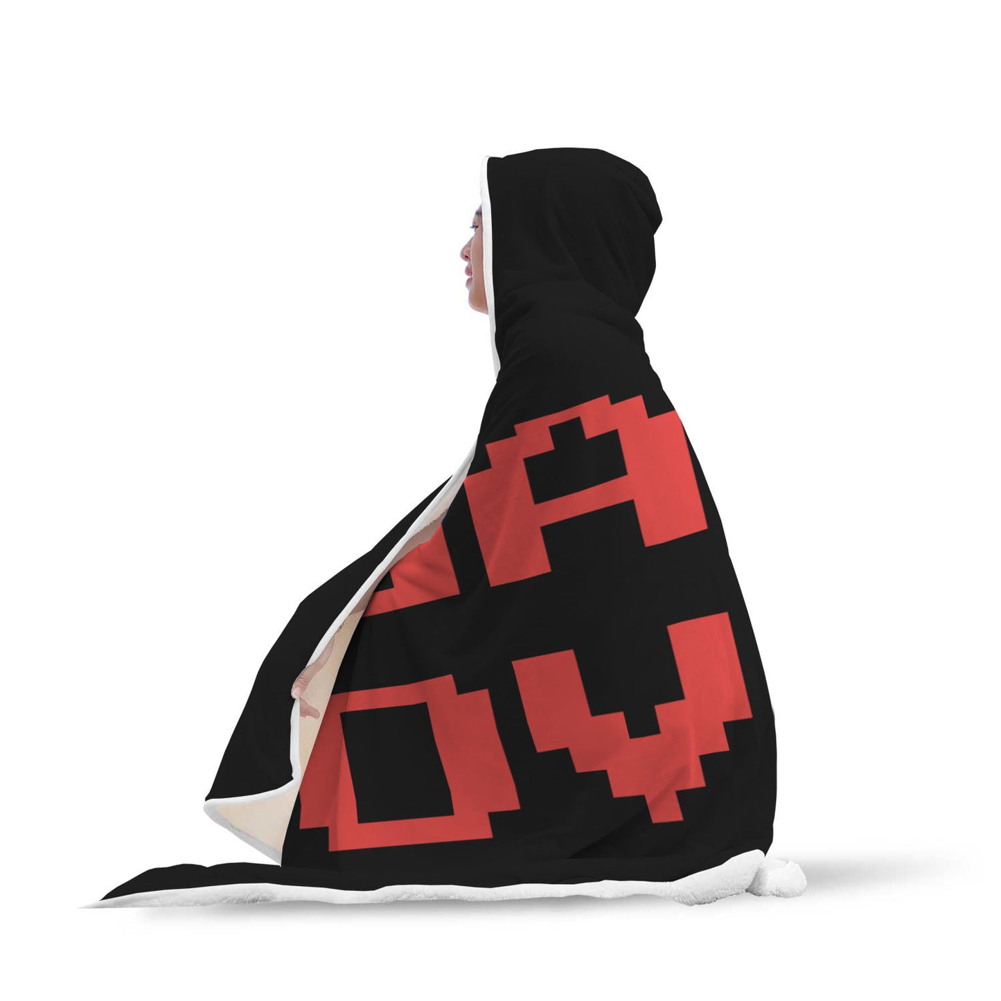 Game Over Video Gaming Hooded Blanket