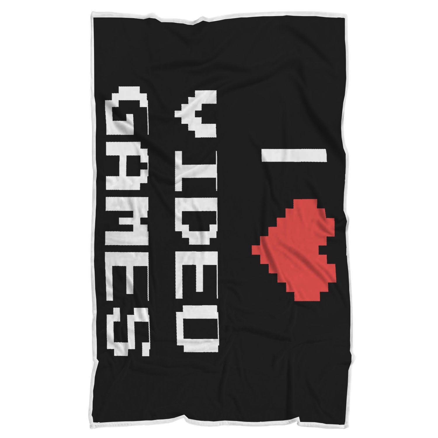 I Love Video Games - Video Gamer Blanket Secondary image
