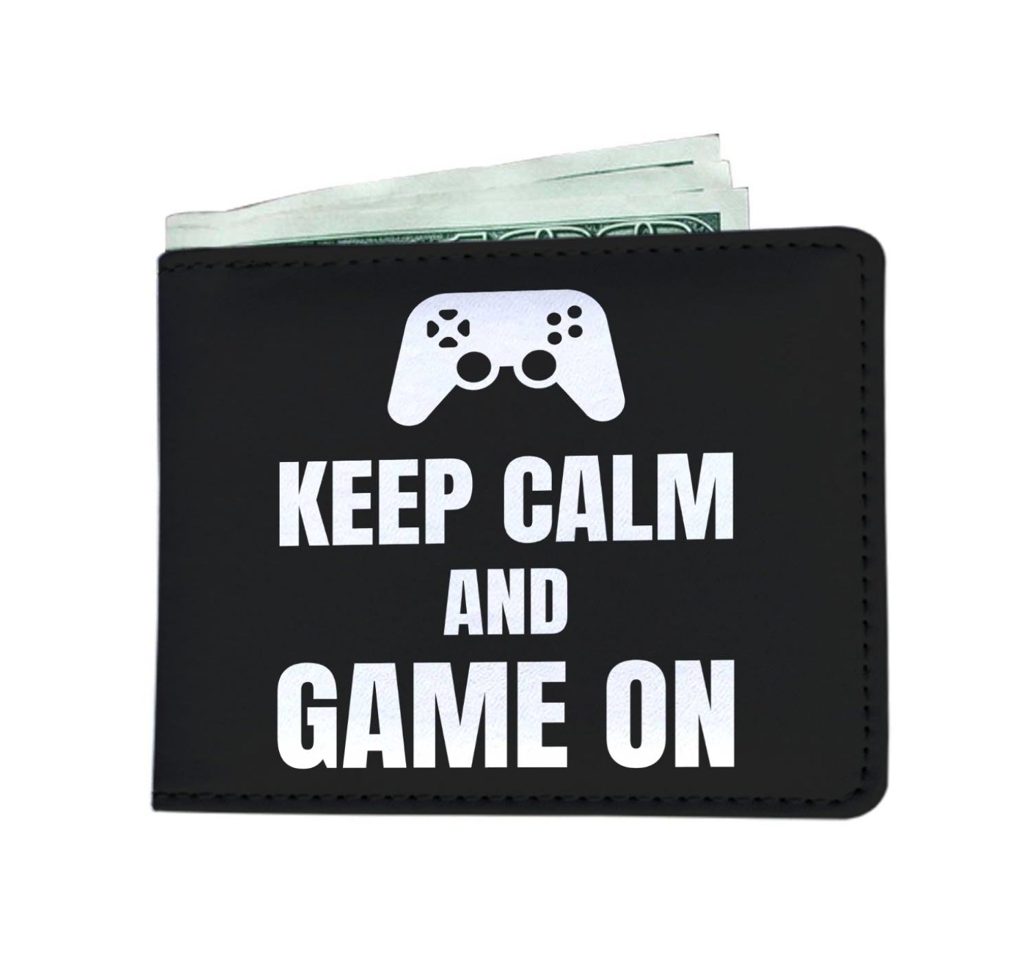 Keep Calm And Game On Blanket Video Gamer Wallet Main image