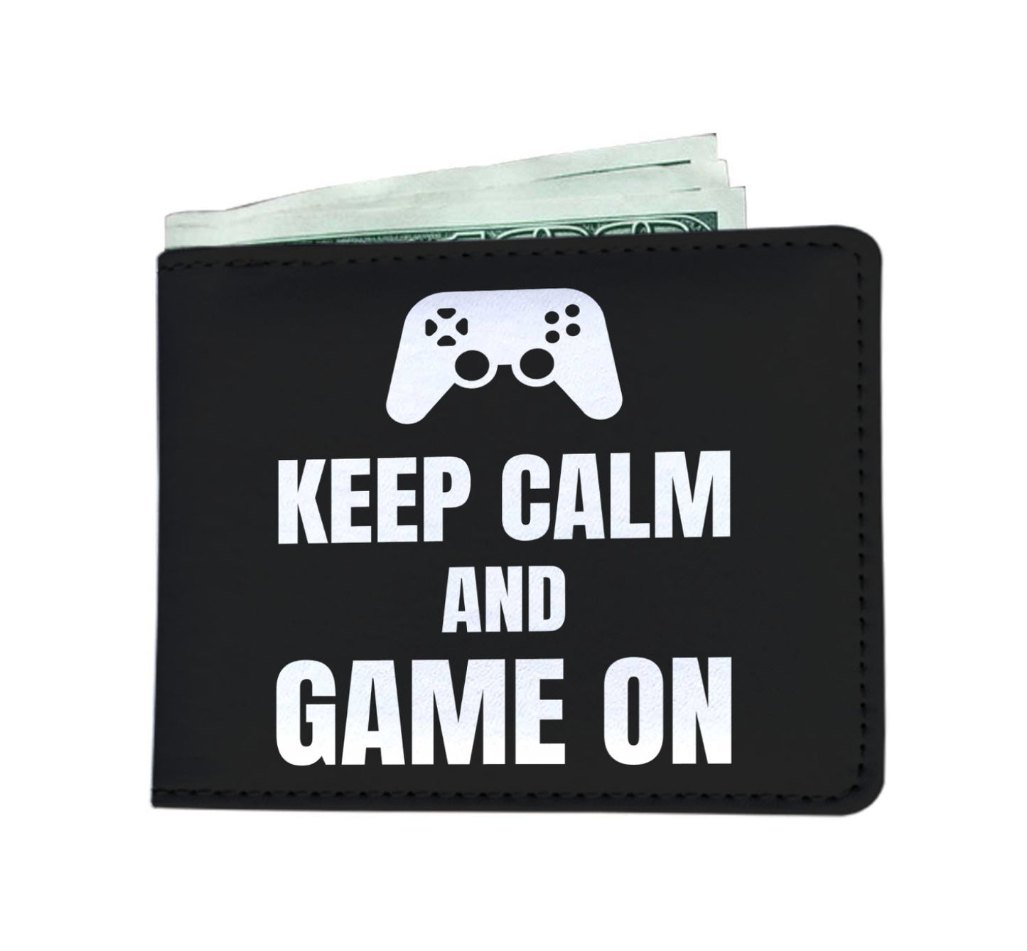 Keep Calm And Game On Blanket Video Gamer Wallet