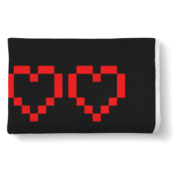 Gaming Life Bar (Game Hearts Health Bar) Video Gamer Blanket