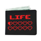Gaming Life Bar - Game Hearts Health Bar Video Gamer Wallet