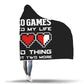 Video Games Ruined My Life Good Thing I've Got Two More RPG Gaming Hooded Blanket