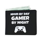 Mom By Day Gamer By Night Video Gamer Wallet
