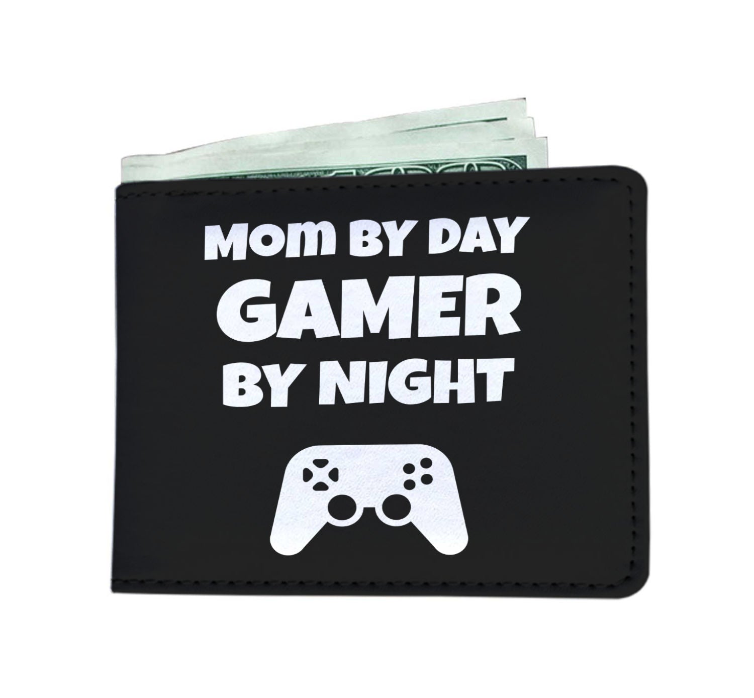 Mom By Day Gamer By Night Video Gamer Wallet Main image