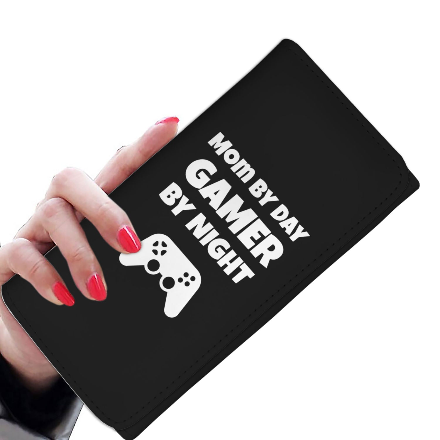 Mom By Day Gamer By Night Video Gamer Womens Wallet Main image