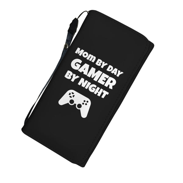 Mom By Day Gamer By Night Video Gamer Womens Wallet