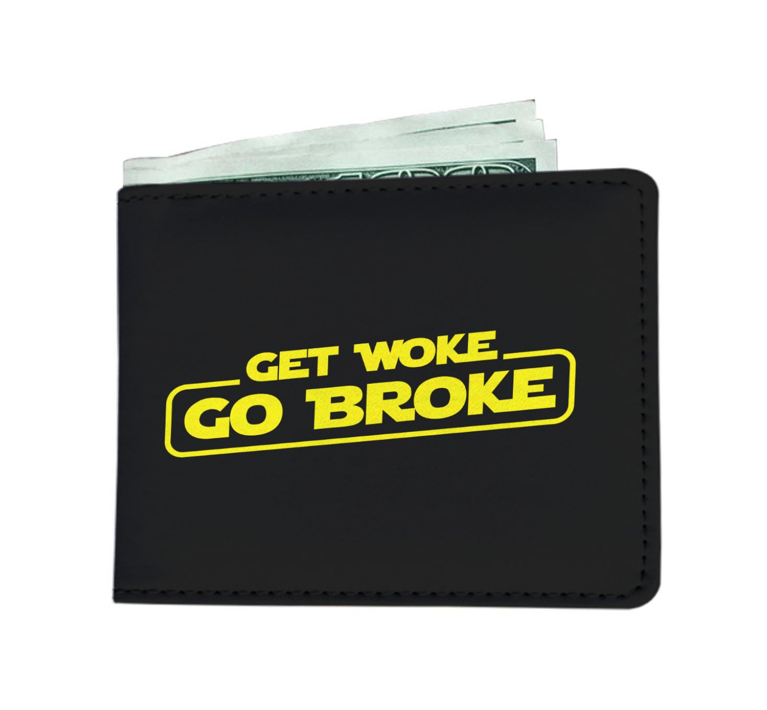 Get Woke Go Broke Mens Wallet Main image