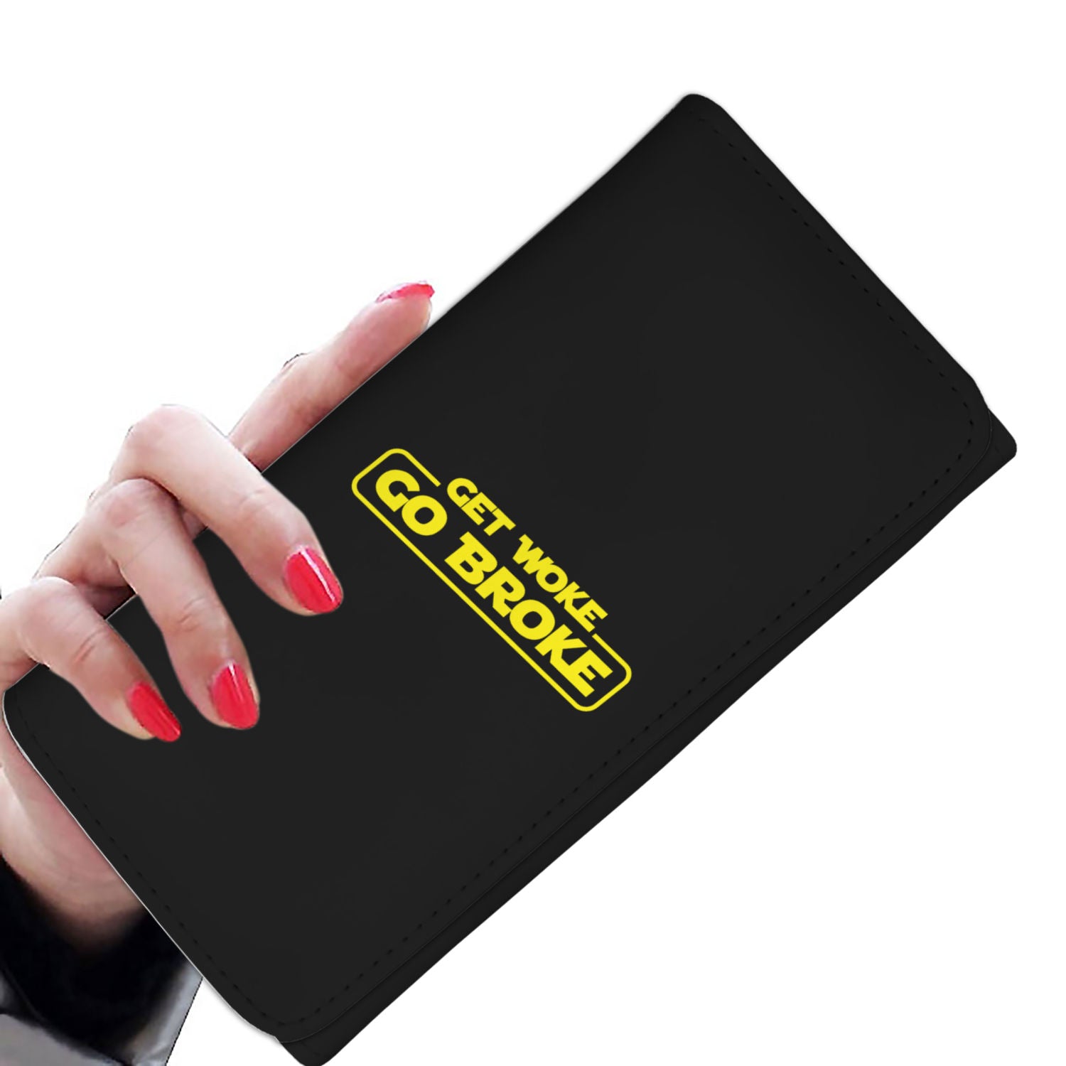 Get Woke Go Broke Womens Wallet Main image