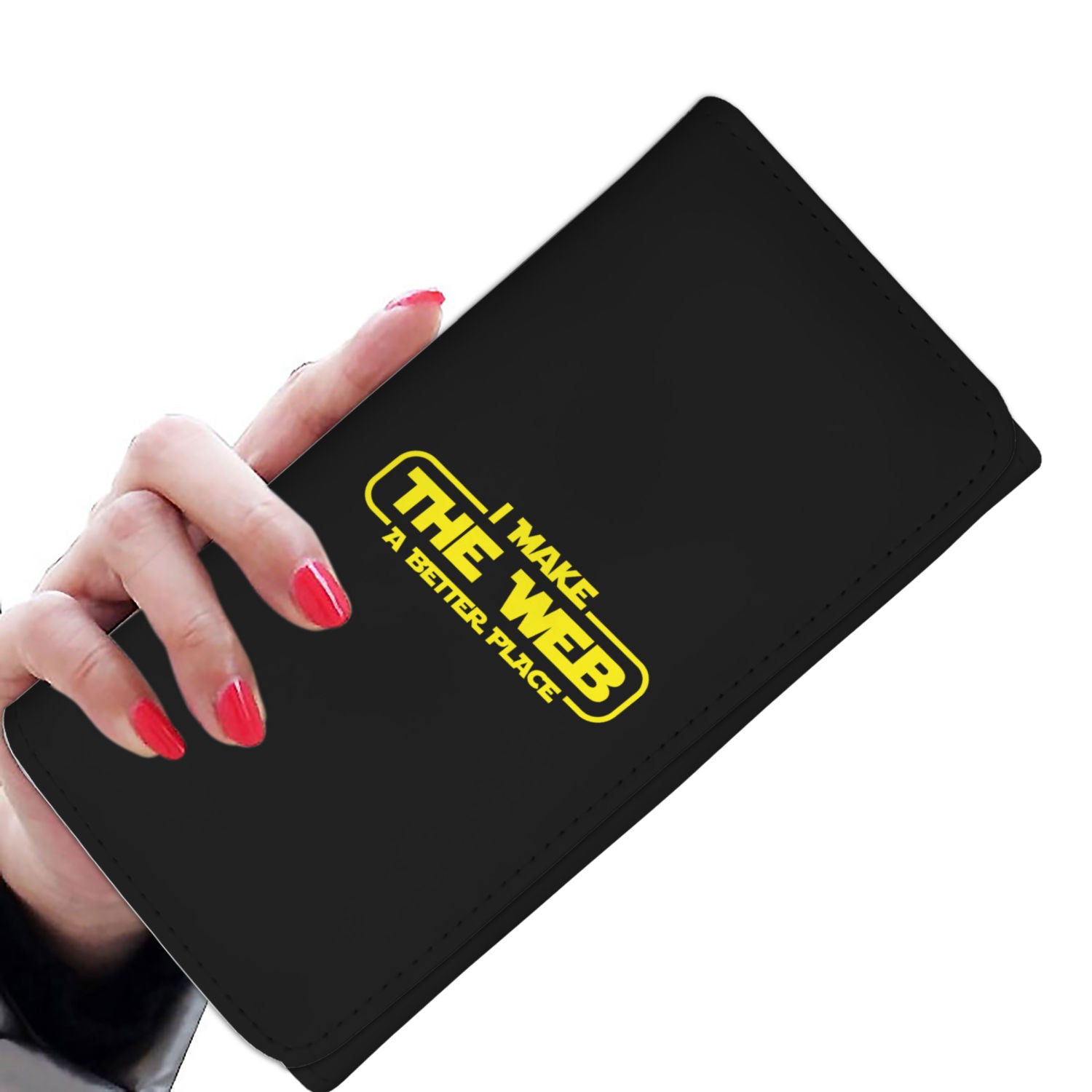I Make The Web A Better Place Womens Wallet - Web Designer/Web Developer Main image