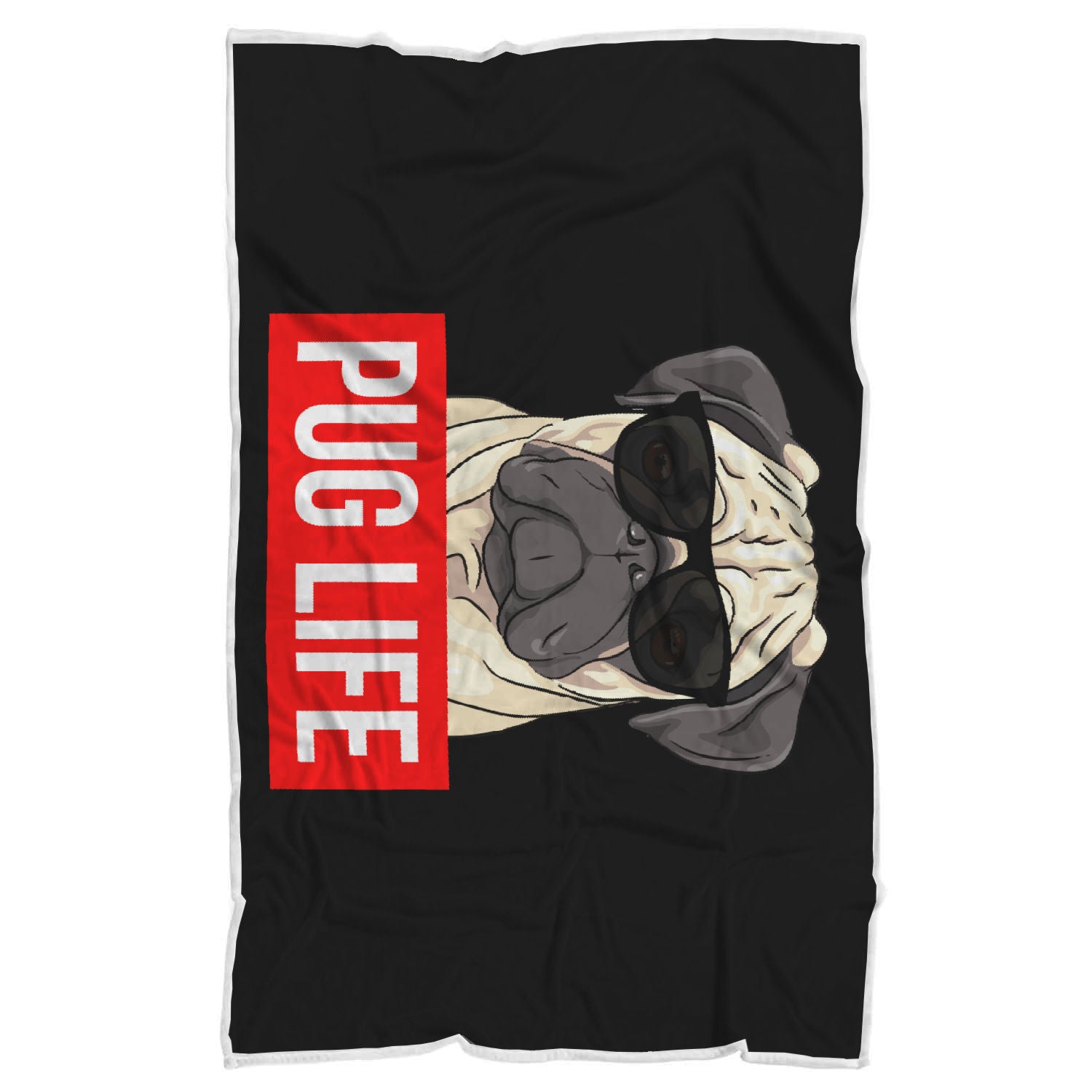 Pug Life - Pug Lovers Blanket Secondary image