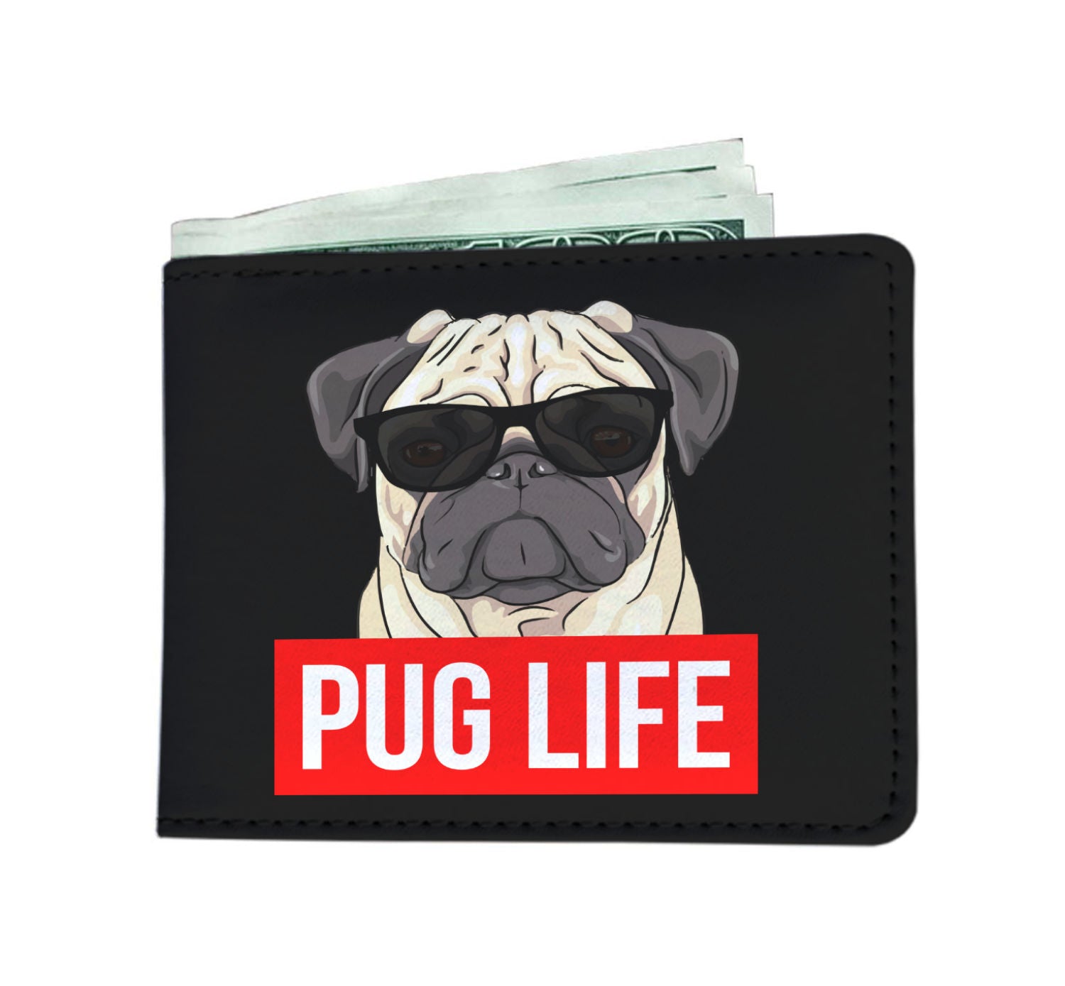Pug Life - Pug Lovers Mens Wallet Main image