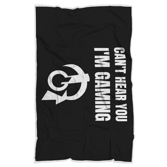 Can't Hear You I'm Gaming Video Gamer Blanket
