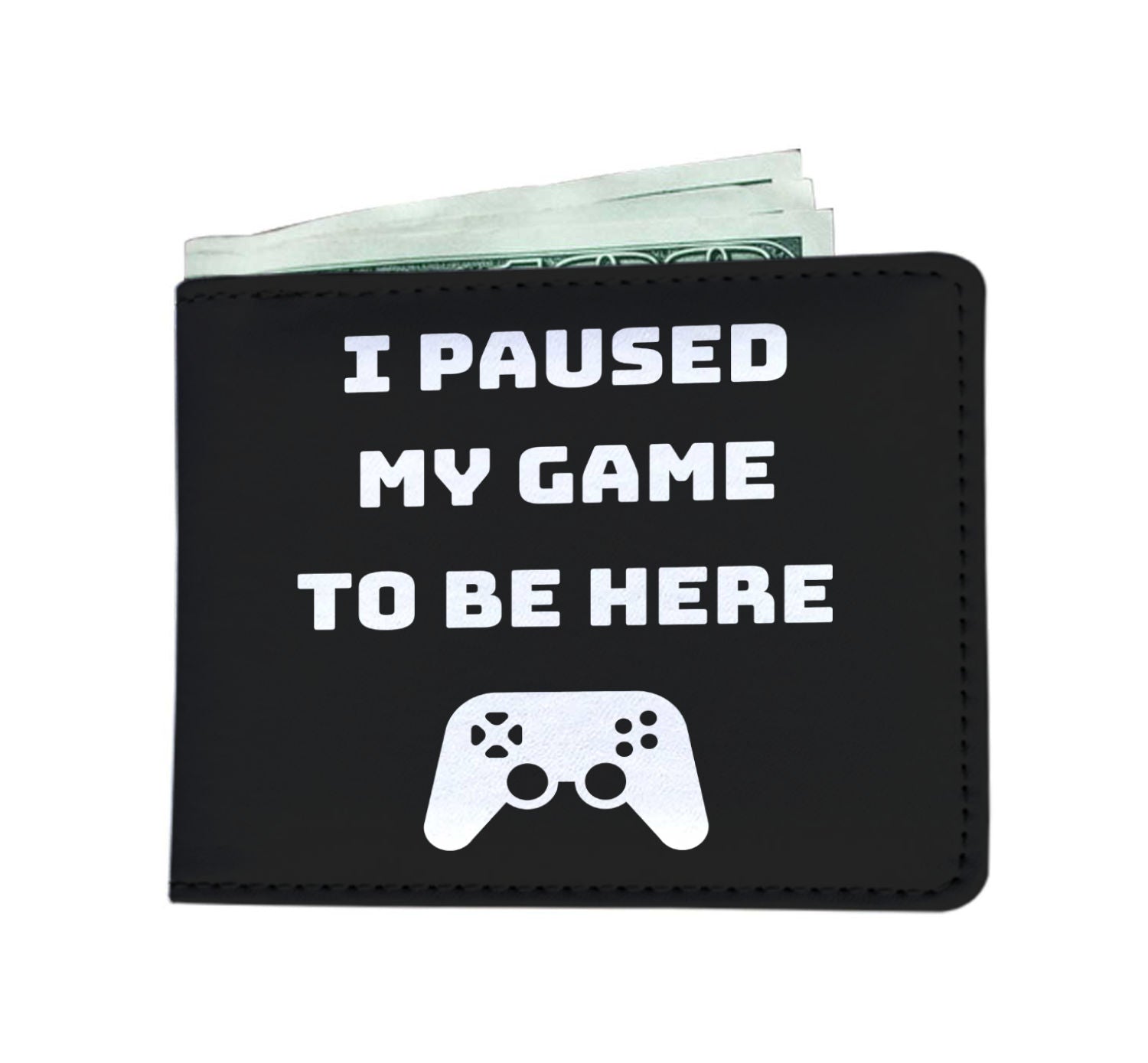 I Paused My Game To Be Here Videogame Mens Wallet Main image