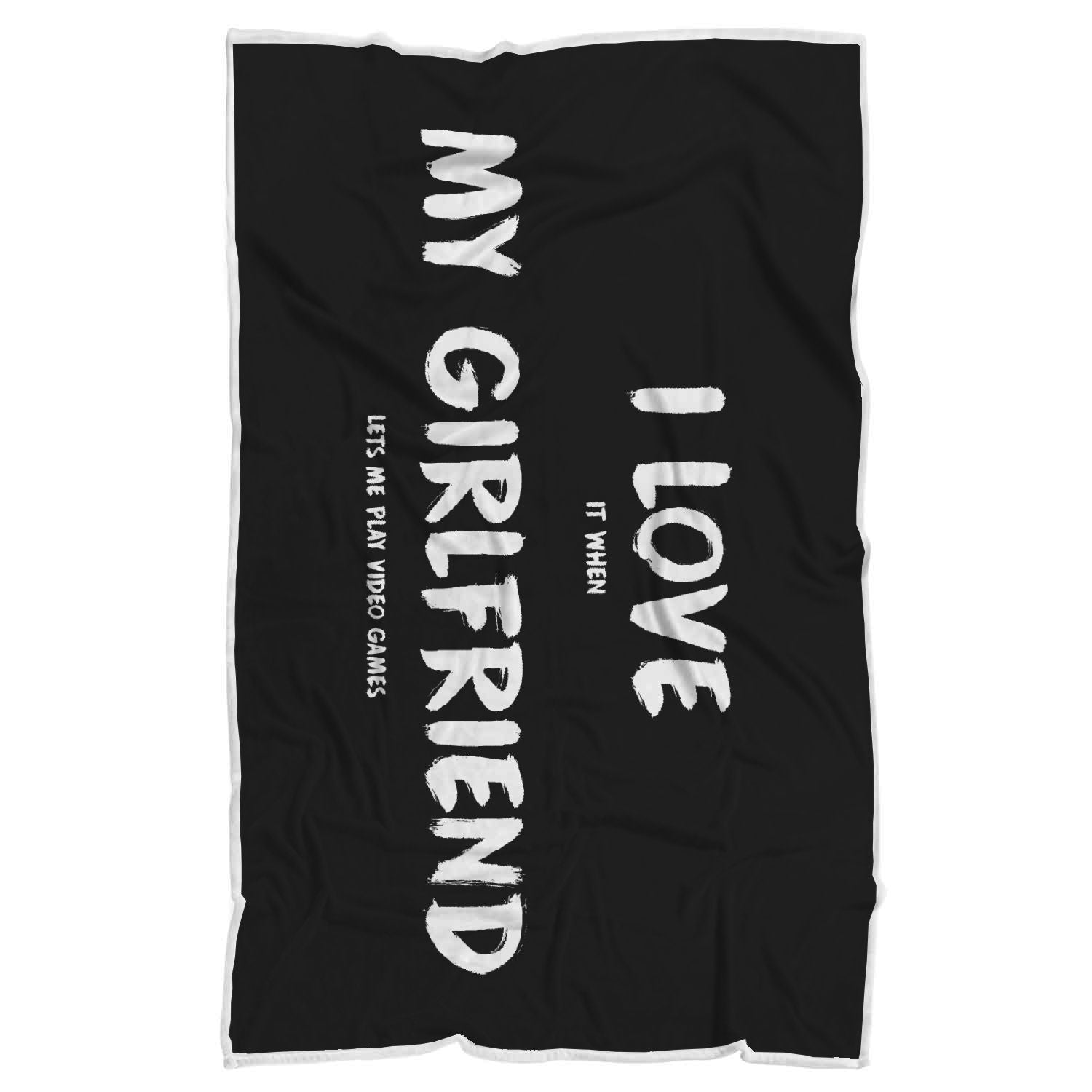 I Love It When My Girlfriend Lets Me Play Video Games - Video Gaming Blanket Secondary image