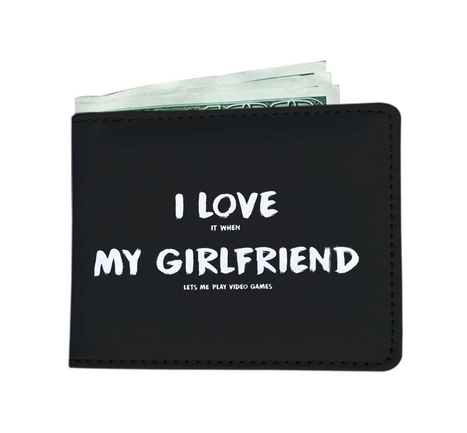 I Love It When My Girlfriend Lets Me Play Video Games - Video Gaming Mens Wallet Main image