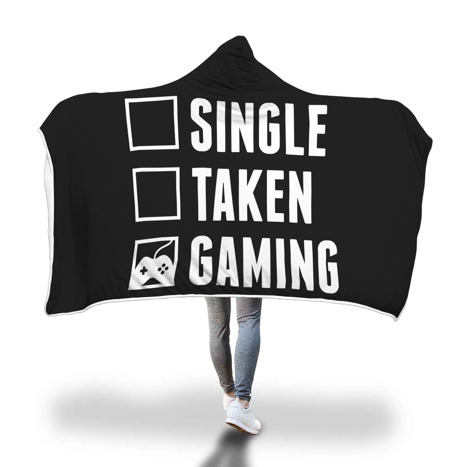 Single Taken Gaming - Video Gamer Hooded Blanket Secondary image