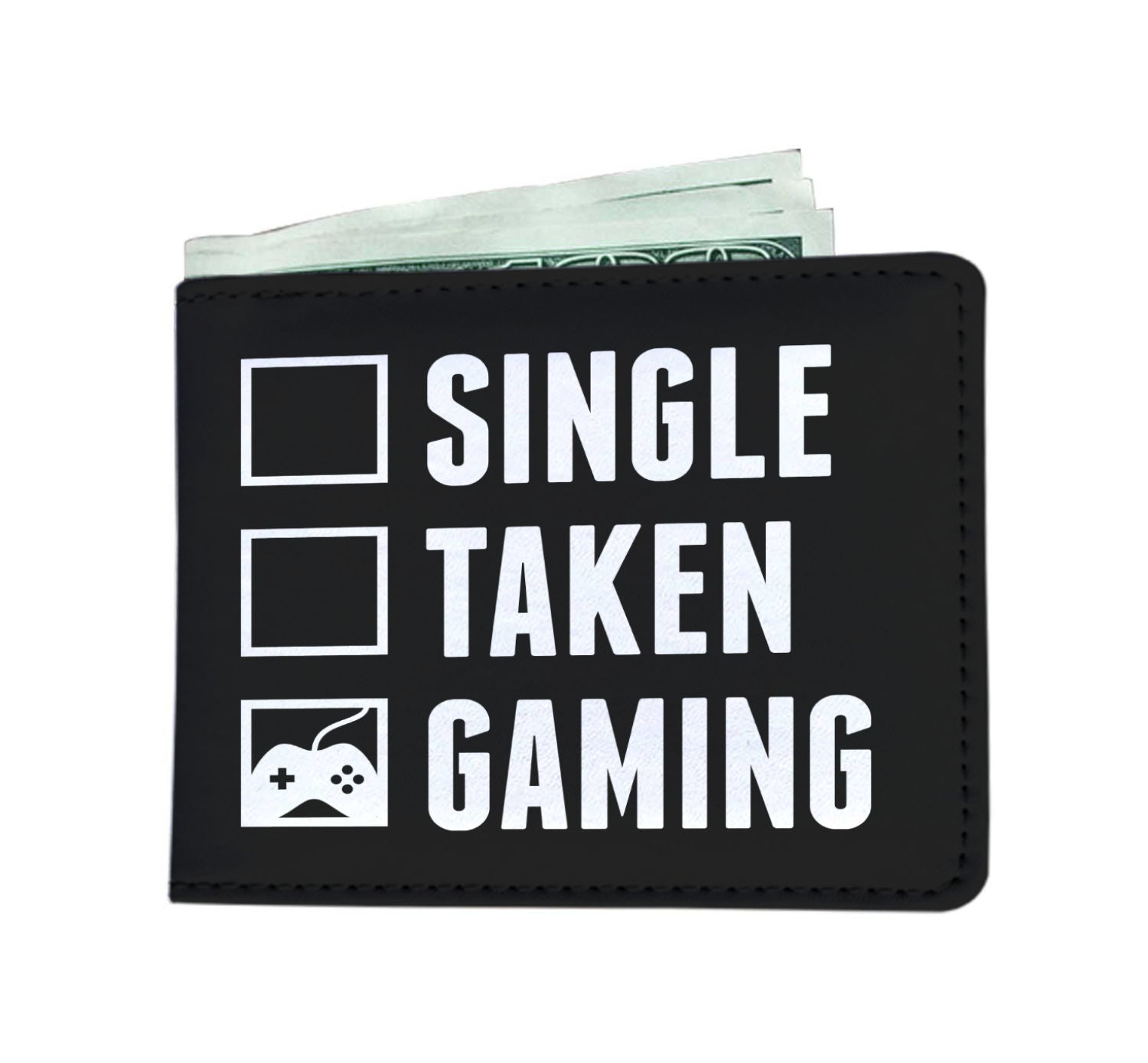 Single Taken Gaming - Video Gamer Mens Wallet Main image