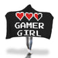 Gamer Girl - Video Game Hooded Blanket
