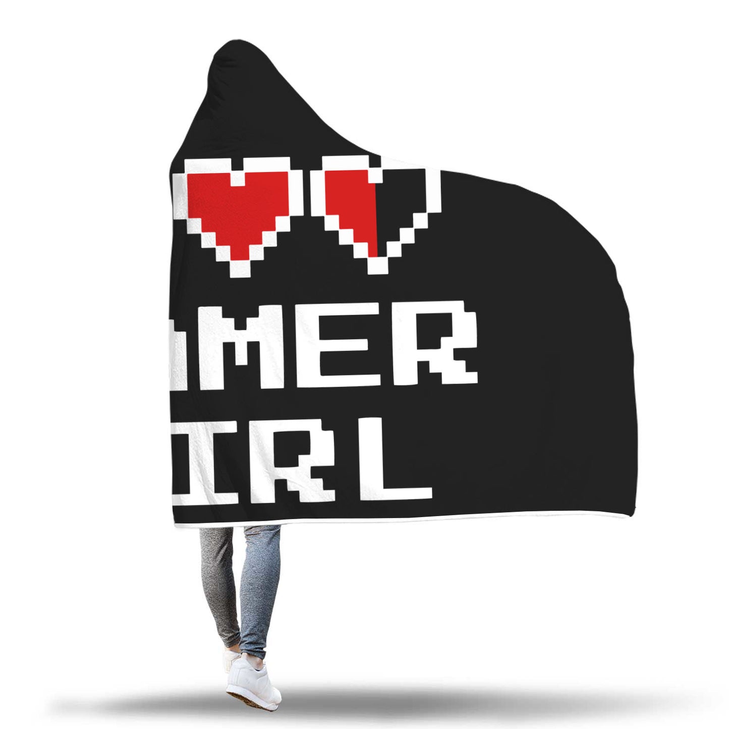 Gamer Girl - Video Game Hooded Blanket