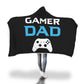 Gamer Dad - Video Game Dad Hooded Blanket