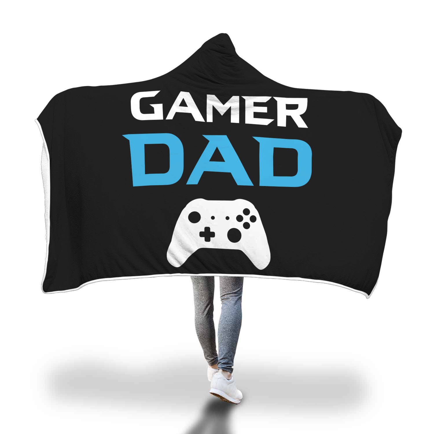 Gamer Dad - Video Game Dad Hooded Blanket Secondary image