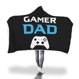Gamer Dad - Video Game Dad Hooded Blanket Gamer Dad - Video Game Dad Hooded Blanket