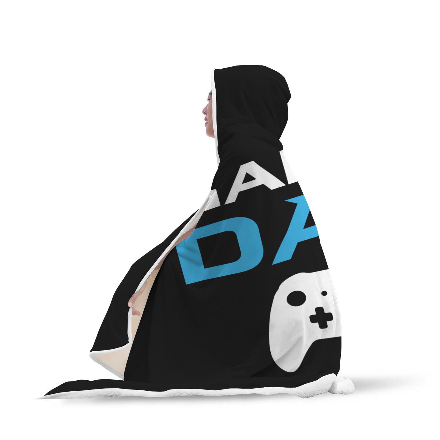 Gamer Dad - Video Game Dad Hooded Blanket