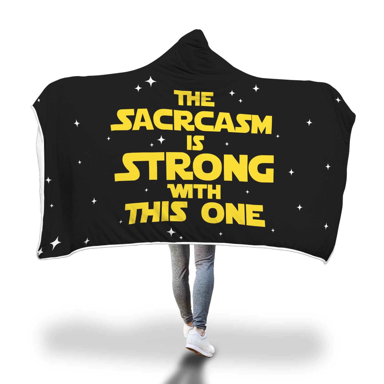 The Sarcasm Is Strong With This One Hooded Blanket Secondary image