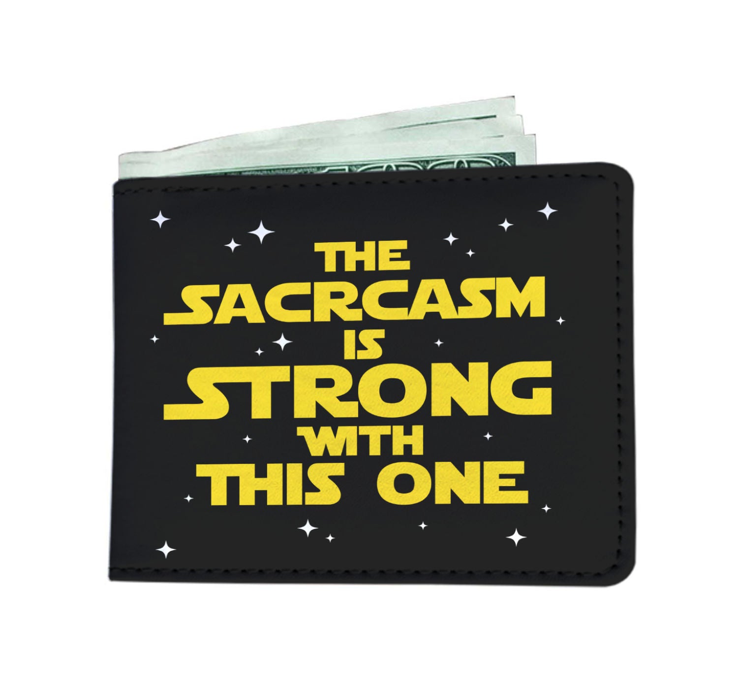 The Sarcasm Is Strong With This One Mens Wallet Main image