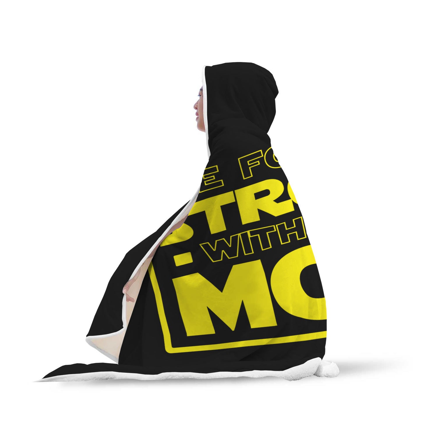The Force Is Strong With This Mom - Mothers Hooded Blanket